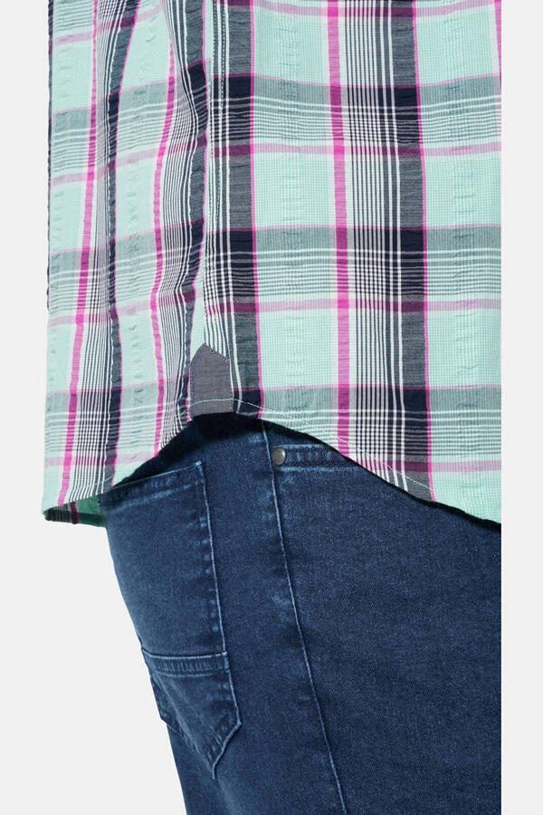Jan Vanderstorm +FIT Collectie regular geruit casual overhemd lichtgroen - Foto 3