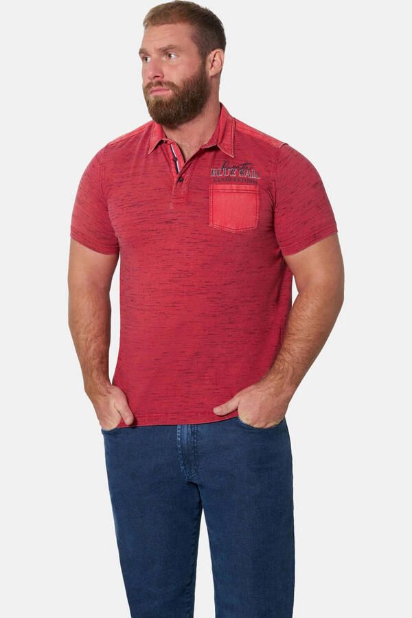 Jan Vanderstorm +FIT Collectie regular polo HEMPA rood
