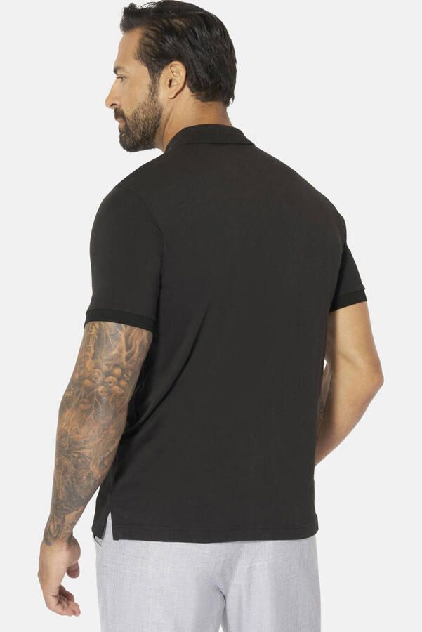 Jan Vanderstorm +FIT Collectie regular polo MAUNOR zwart - Foto 3