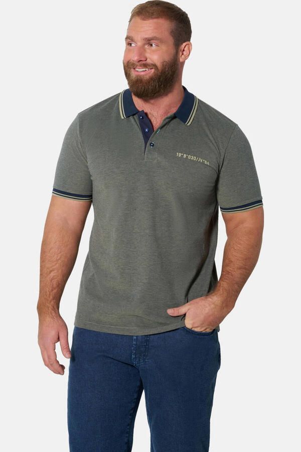Jan Vanderstorm +FIT Collectie regular polo MUNAR olijfgroen