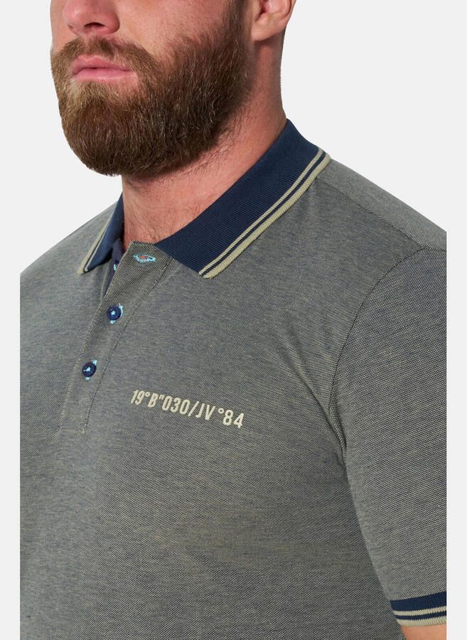 Jan Vanderstorm +FIT Collectie regular polo MUNAR olijfgroen - Foto 2