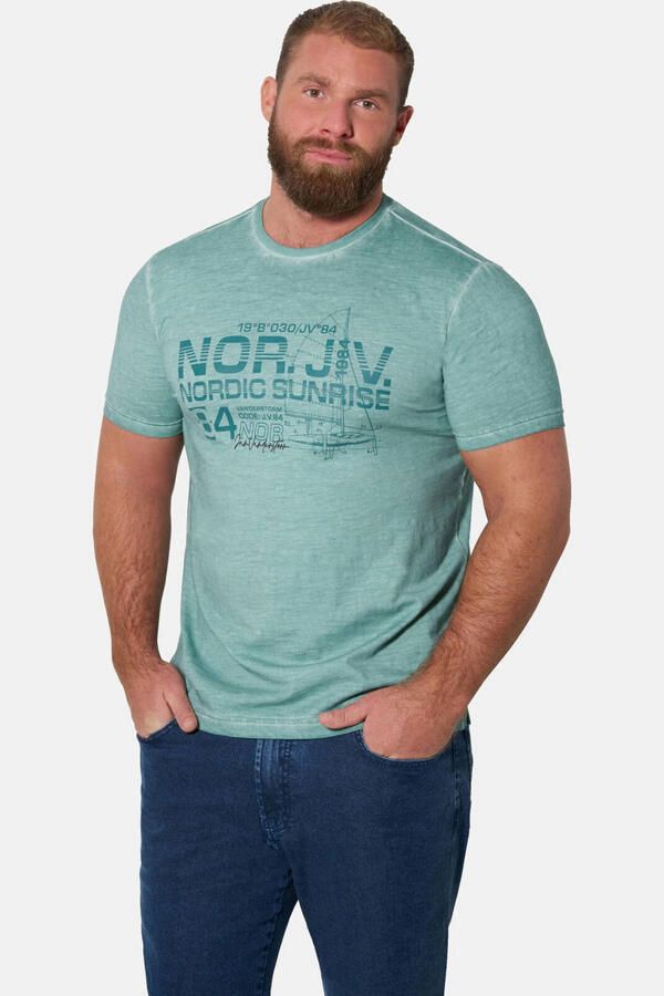 Jan Vanderstorm +FIT Collectie regular T-shirt ADRITAR groen