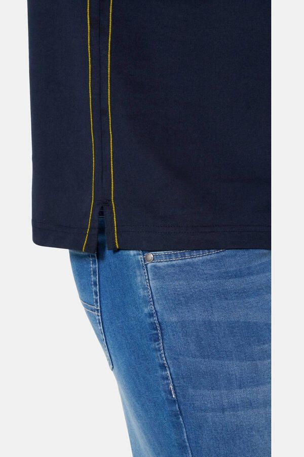 Jan Vanderstorm +FIT Collectie regular T-shirt DOMAR donkerblauw - Foto 3