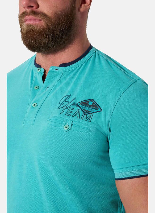 Jan Vanderstorm +FIT Collectie regular T-shirt EMMIK petrol - Foto 2