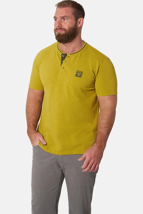 Jan Vanderstorm +FIT Collectie regular T-shirt HARTO olijfgroen