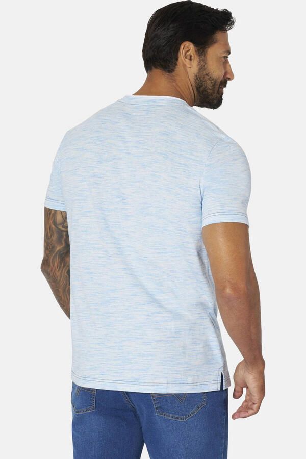Jan Vanderstorm +FIT Collectie regular T-shirt Plus Size TJELVAR lichtblauw - Foto 3