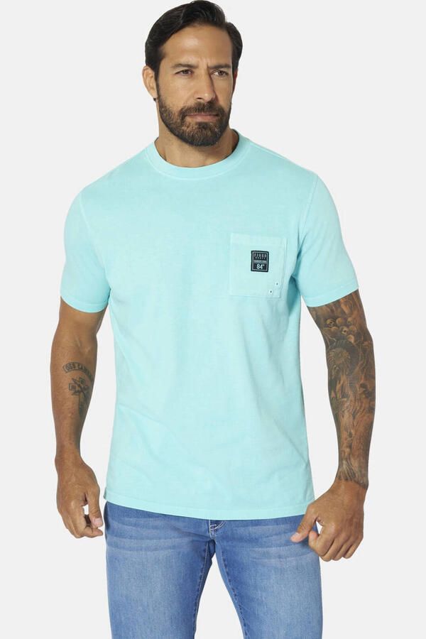 Jan Vanderstorm +FIT Collectie regular T-shirt ULFRIK turquoise