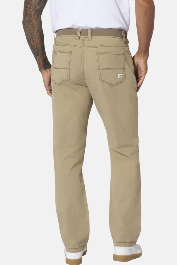 Jan Vanderstorm +FIT Collectie RUDAR regular casual broek Plus Size beige - Foto 2