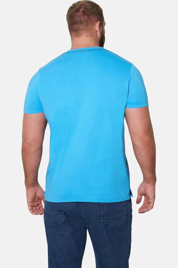 Jan Vanderstorm +FIT Collectie slim T-shirt RAGAN blauw - Foto 3