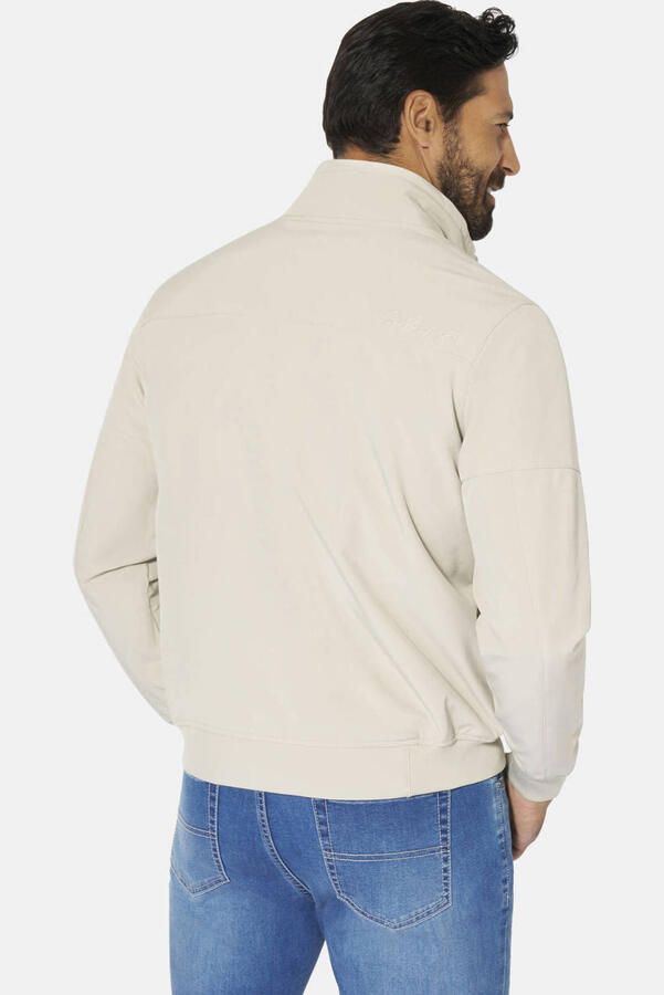 Jan Vanderstorm +FIT Collectie softshell jas Plus Size REIK beige - Foto 3