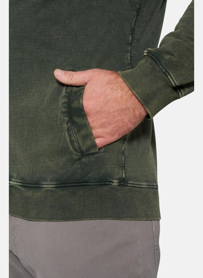 Jan Vanderstorm +FIT Collectie sweatvest BLANKUR olijfgroen - Foto 2