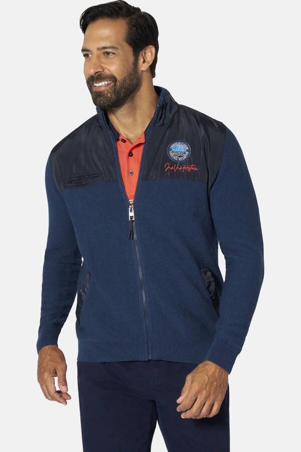 Jan Vanderstorm +FIT Collectie sweatvest RADORM blauw