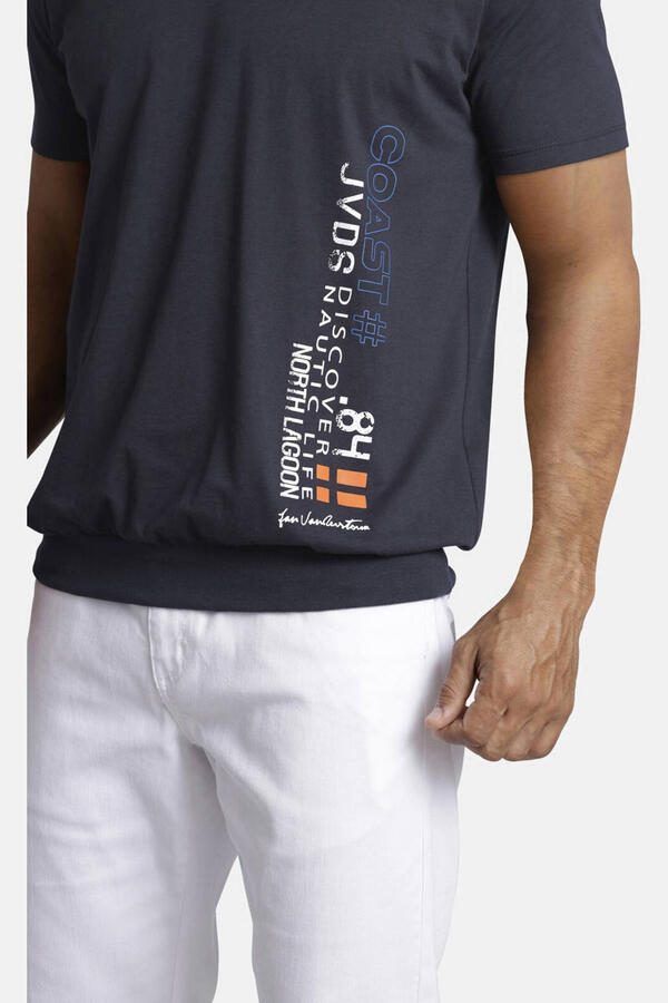 Jan Vanderstorm +FIT Collectie T-shirt GILBRECHT Plus Size met printopdruk donkerblauw - Foto 2