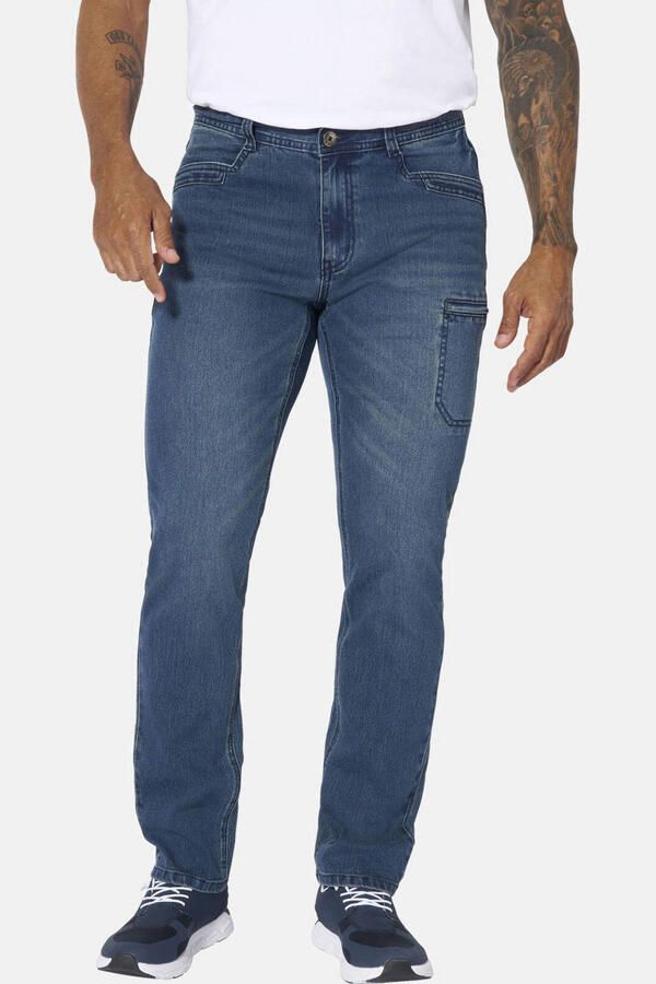 Jan Vanderstorm +FIT Collectie TUVE regular fit jeans Plus Size blauw