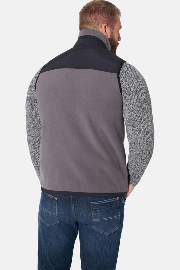Jan Vanderstorm fleece bodywarmer +FIT Collectie Plus Size zwart - Foto 2