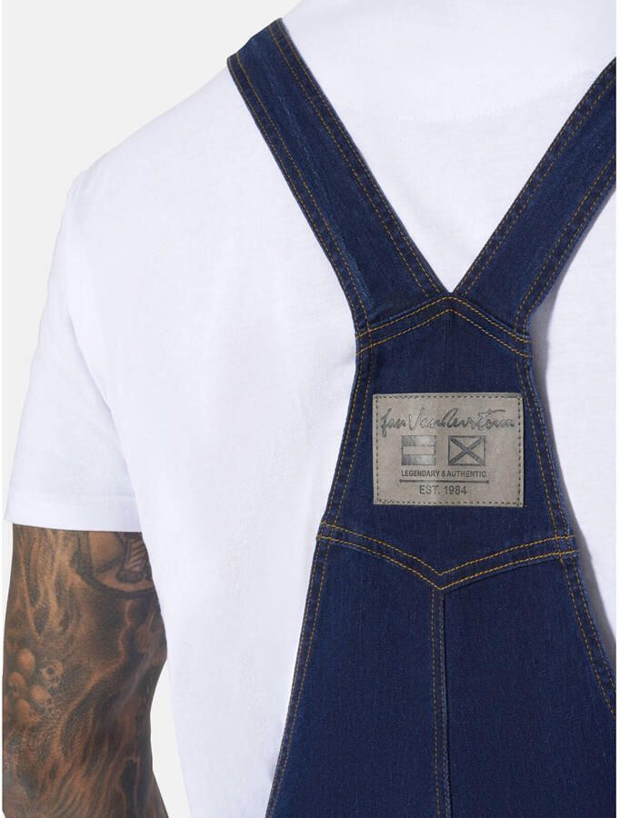 Jan Vanderstorm FOCKO loose korte tuinbroek Plus Size donkerblauw - Foto 2