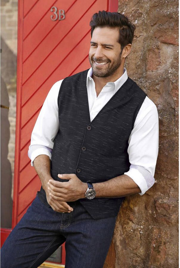 Jan Vanderstorm Sweatvestje AHLMANN prettig vrijetijdsgilet