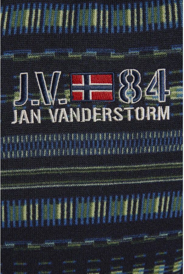 Jan Vanderstorm gevoerd vest NELS Plus Size donkerblauw - Foto 2