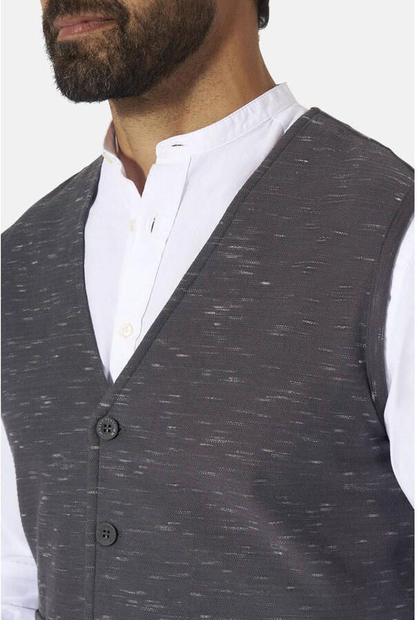 Jan Vanderstorm gilet Plus Size Ahlmann grijs - Foto 2