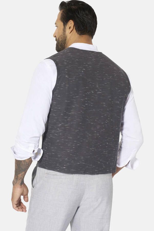 Jan Vanderstorm gilet Plus Size Ahlmann grijs - Foto 3