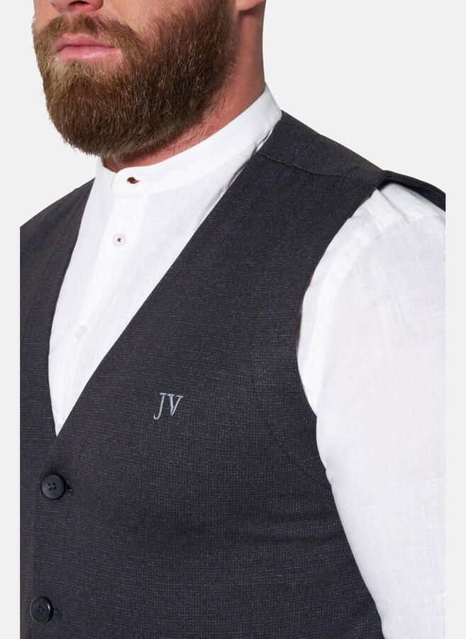 Jan Vanderstorm gilet Plus Size SIEMSON zwart - Foto 2