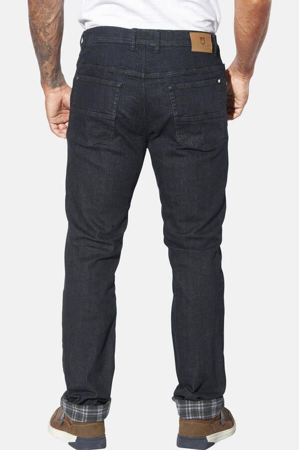 Jan Vanderstorm GUNNSTAD loose fit loose fit jeans Plus Size donkerblauw - Foto 2