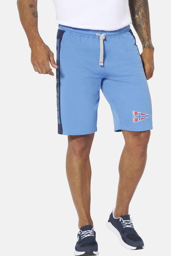 Jan Vanderstorm HARAL loose sweatshort Plus Size blauw (set van 2)