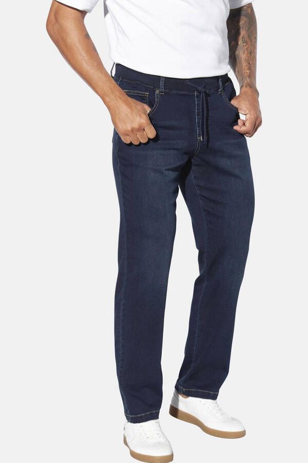 Jan Vanderstorm HARLUND regular straight leg jeans donkerblauw