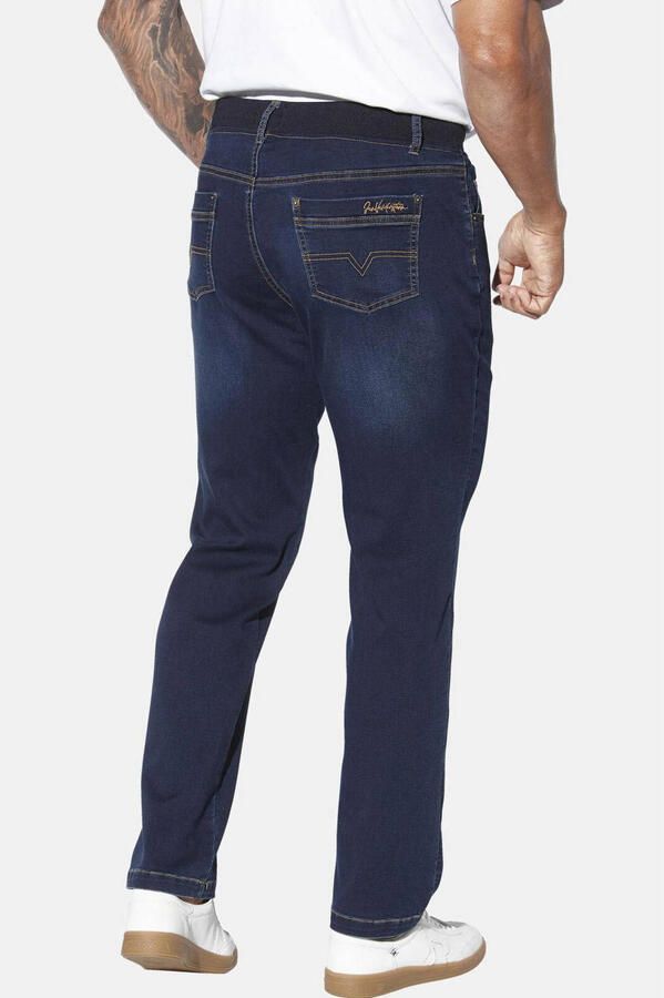 Jan Vanderstorm HARLUND regular straight leg jeans donkerblauw - Foto 2
