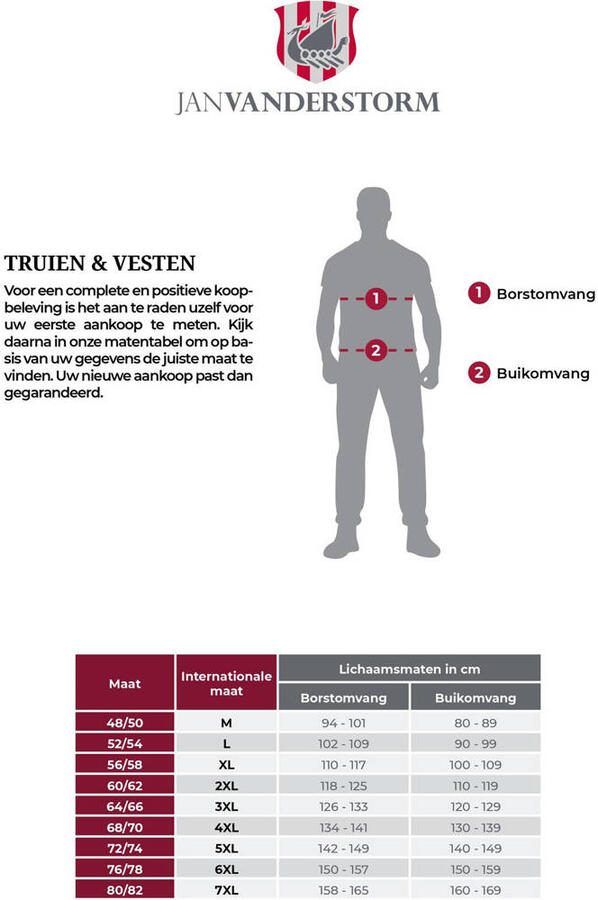 Jan Vanderstorm kersttrui TORE Plus Size donkergroen