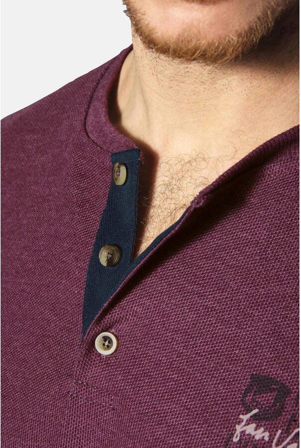 Jan Vanderstorm longsleeve IVOR Plus Size met printopdruk en textuur - Foto 2