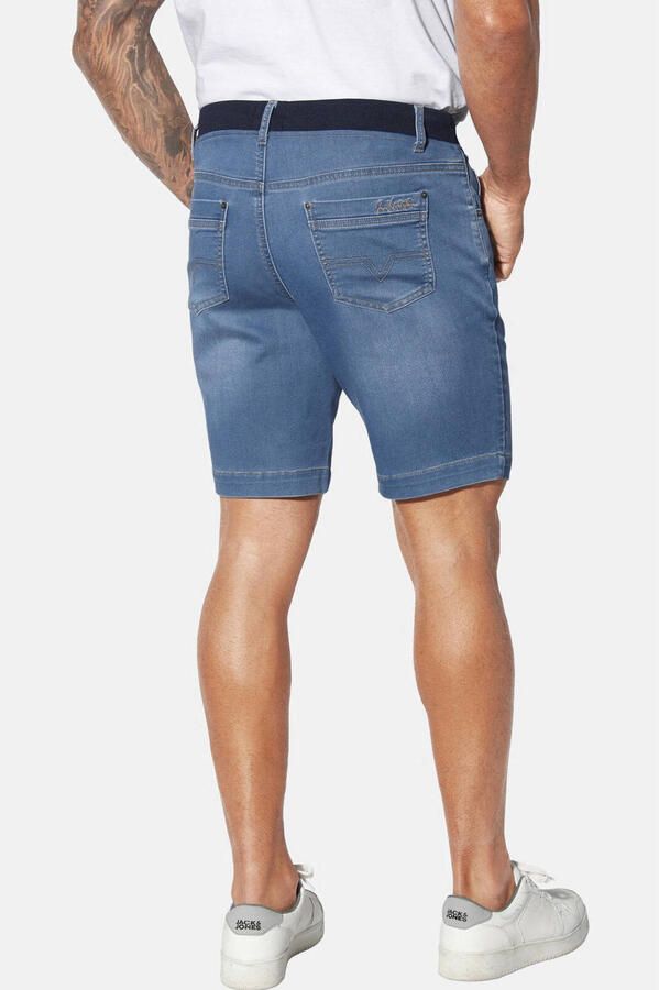 Jan Vanderstorm loose denim short GULLBRAND Plus Size lichtblauw - Foto 2