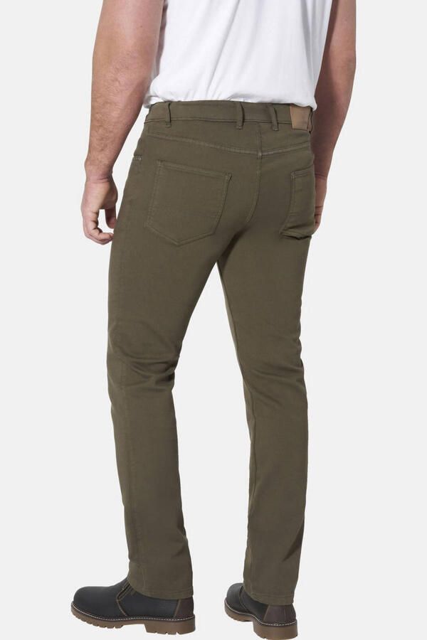 Jan Vanderstorm loose fit casual broek +FIT Collectie Plus Size olijfgroen - Foto 2