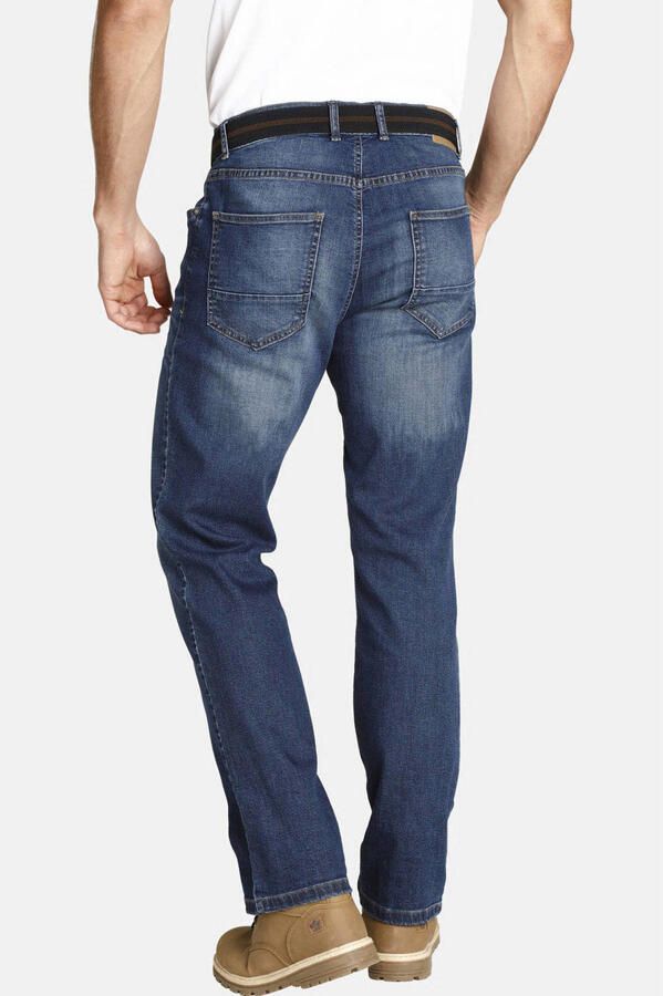 Jan Vanderstorm 5 pocketsjeans JOEL +fit collectie met riem