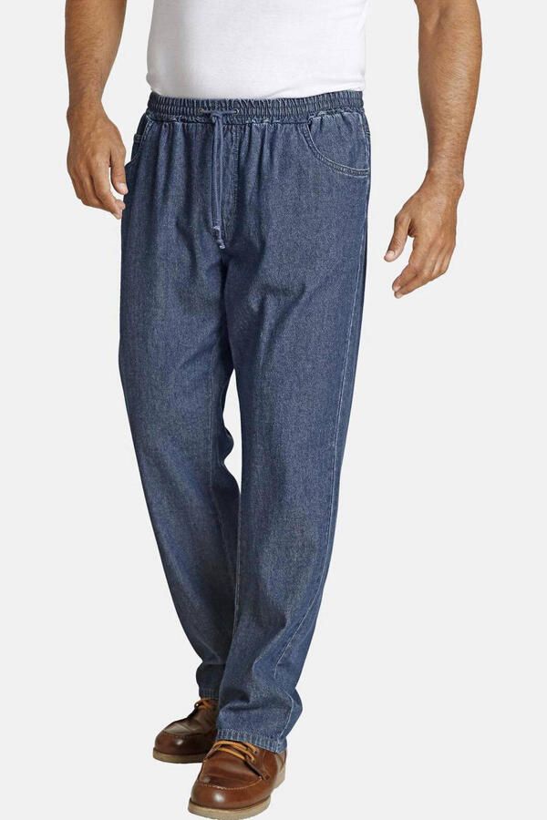 Jan Vanderstorm loose fit joggingbroek DAAN Plus Size blauw