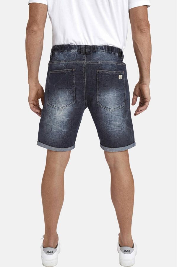 Jan Vanderstorm loose fit short LAMBRIT Plus Size donkerblauw - Foto 2