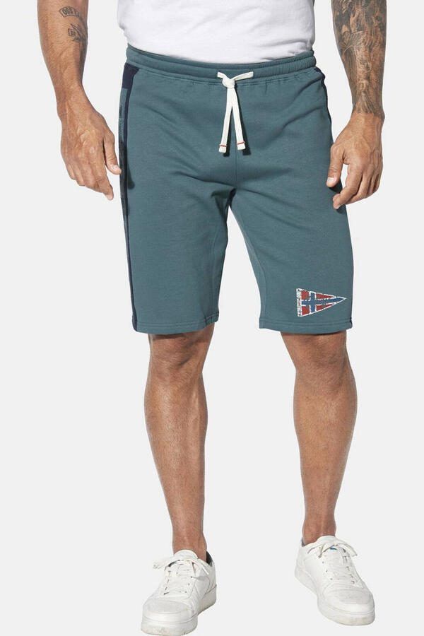 Jan Vanderstorm loose fit sweatshort HARAL Plus Size multi (set van 2) - Foto 3