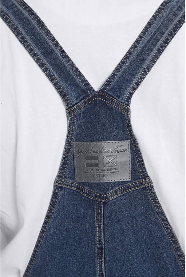 Jan Vanderstorm loose fit tuinbroek FOCKO Plus Size blauw - Foto 2