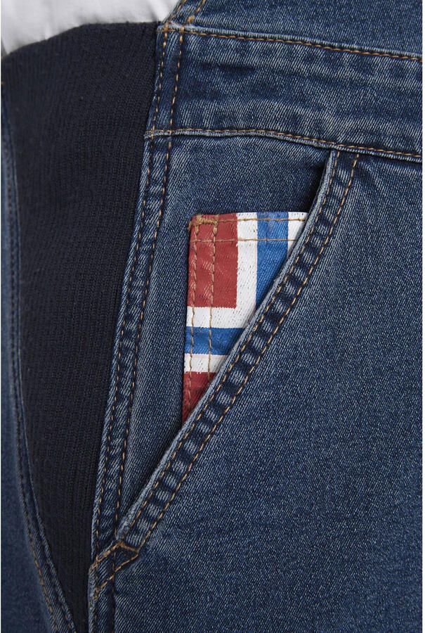 Jan Vanderstorm loose fit tuinbroek FOCKO Plus Size blauw - Foto 3