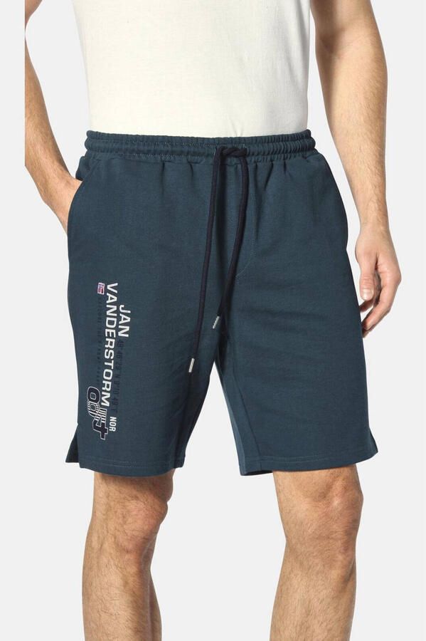 Jan Vanderstorm loose sweatshort PERMARSEN Plus Size petrol