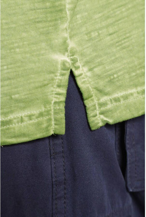 Jan Vanderstorm loose T-shirt HELGO Plus Size groen - Foto 2
