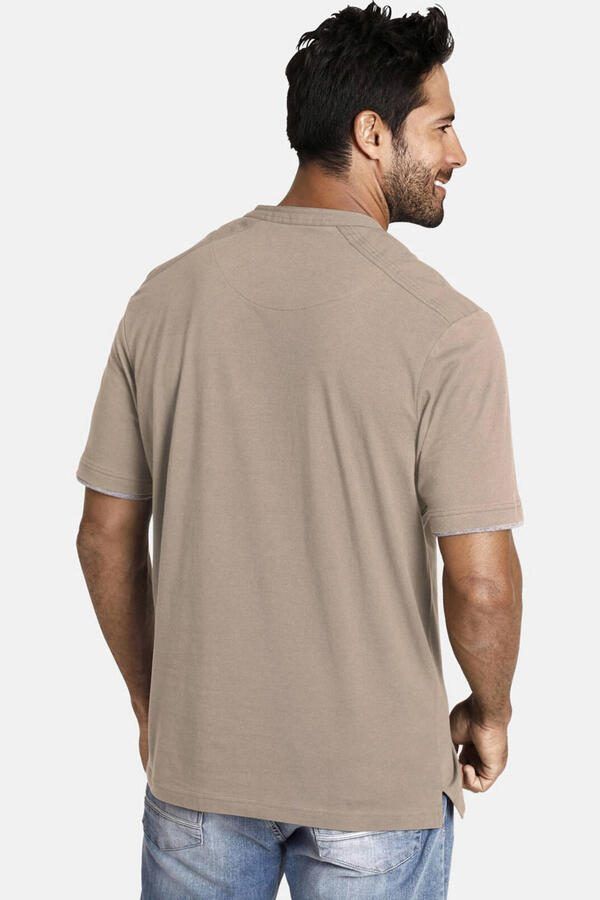 Jan Vanderstorm loose T-shirt NANTE Plus Size beige - Foto 2