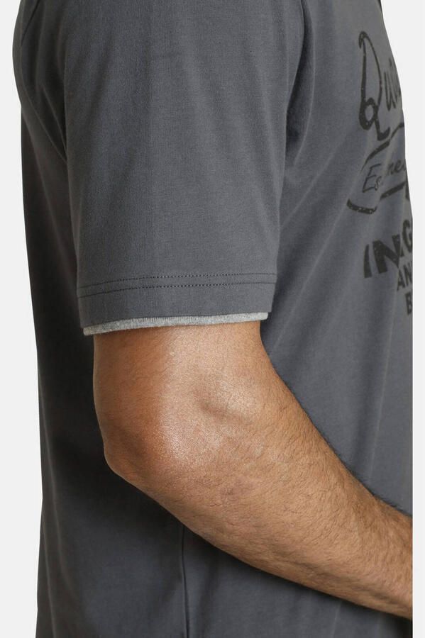 Jan Vanderstorm T shirt NANTE in een trendy laagjes look - Foto 2