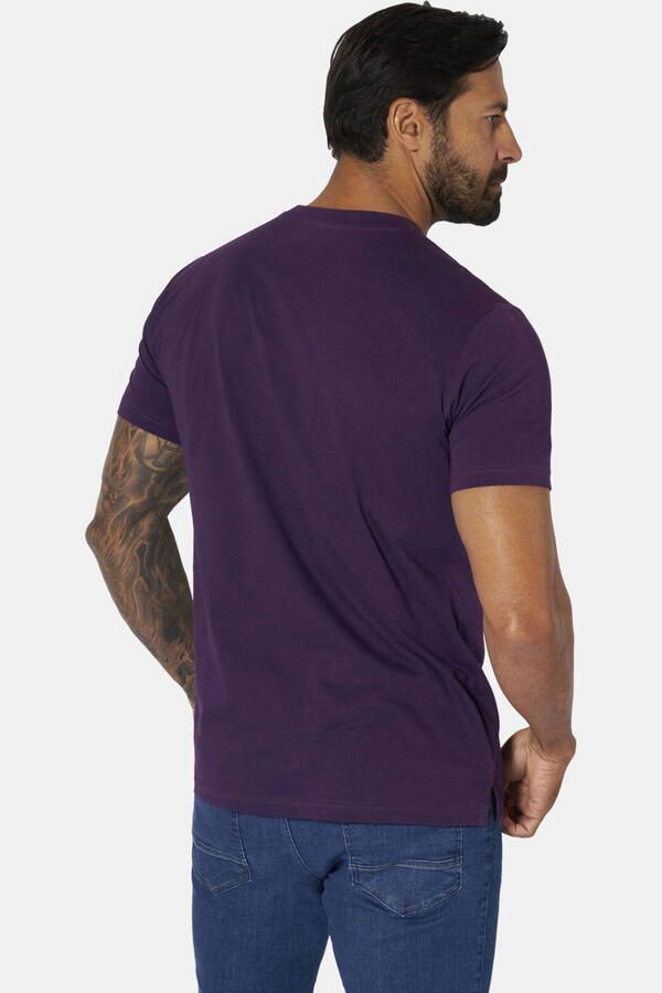 Jan Vanderstorm Loose T-shirt Plus Size DOMINIK paars - Foto 3