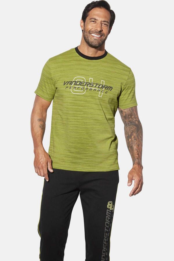 Jan Vanderstorm loose T-shirt STIGGARD Plus Size groen