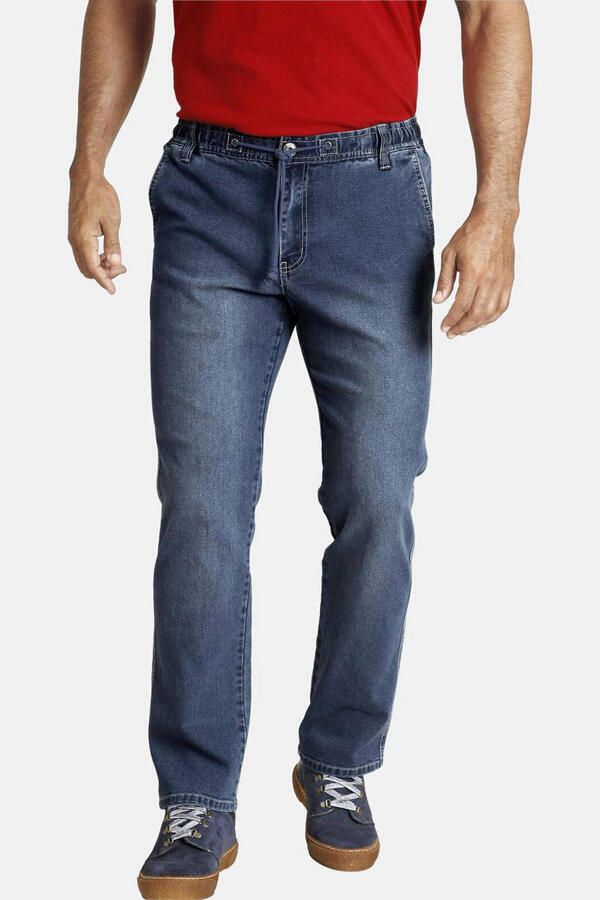 Jan Vanderstorm loose fit jeans VERTTI Plus Size blauw