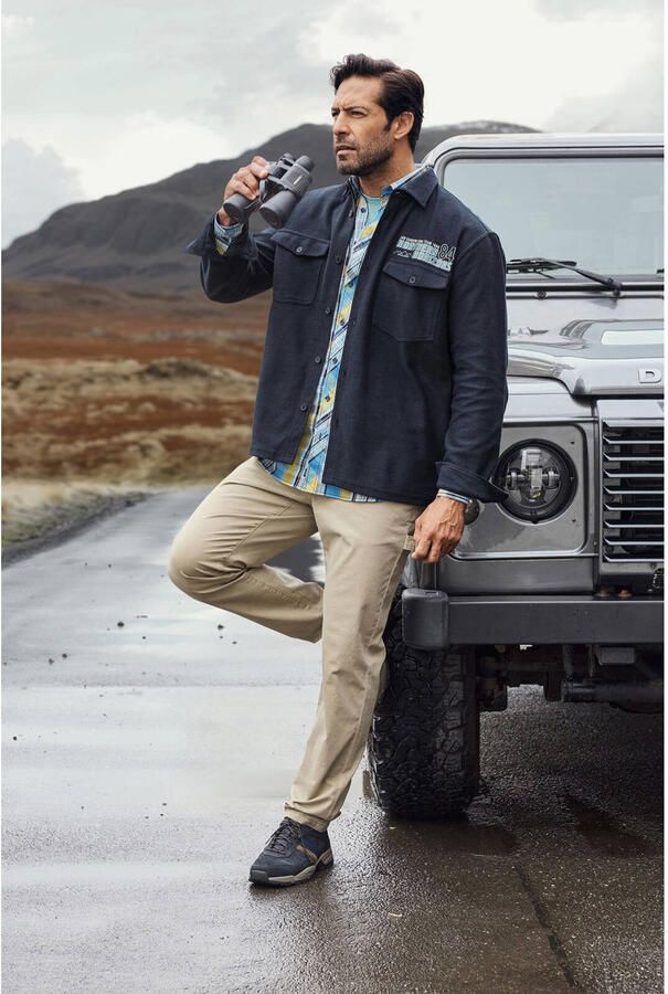 Jan Vanderstorm overshirt donkerblauw - Foto 2