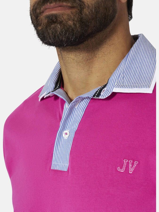 Jan Vanderstorm oversized polo Plus Size DANHY roze - Foto 2