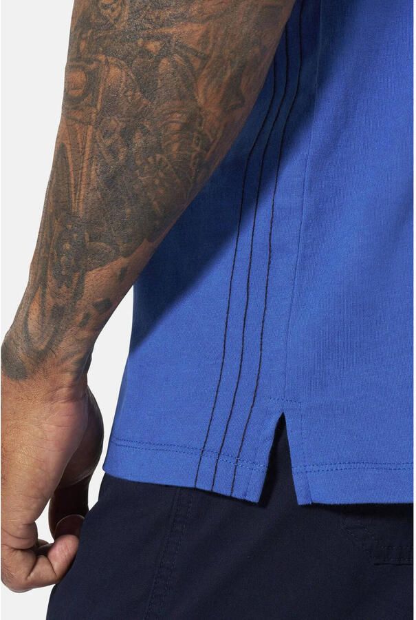 Jan Vanderstorm oversized polo Plus Size OLFTIN blauw - Foto 3