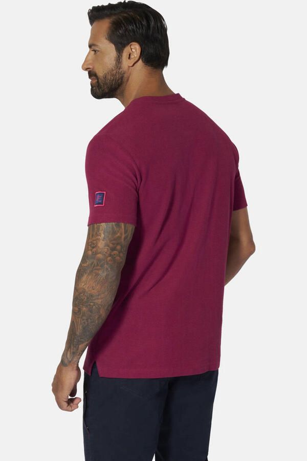 Jan Vanderstorm oversized T-shirt Plus Size GORTAN donkerrood - Foto 2